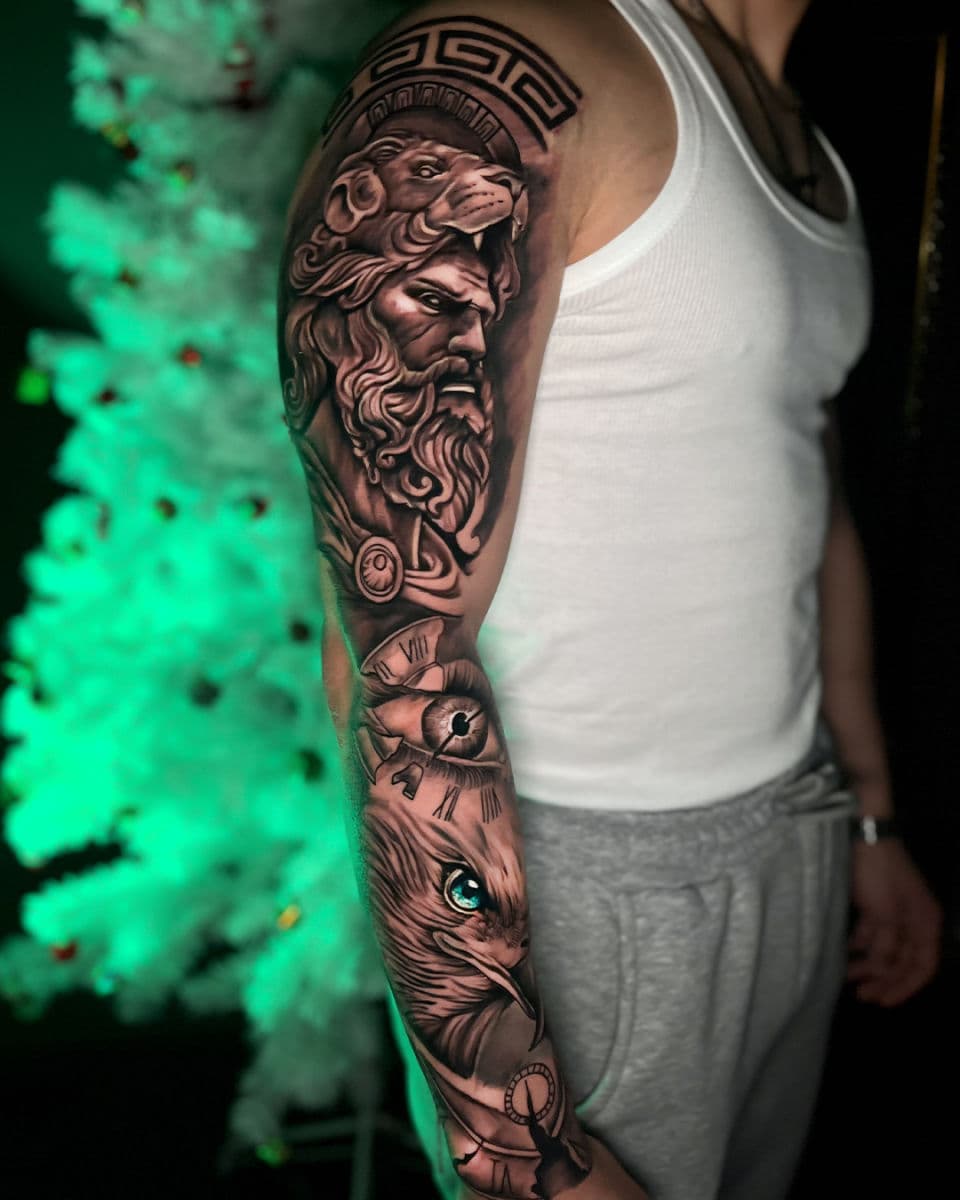 Blackwork dövme örneği