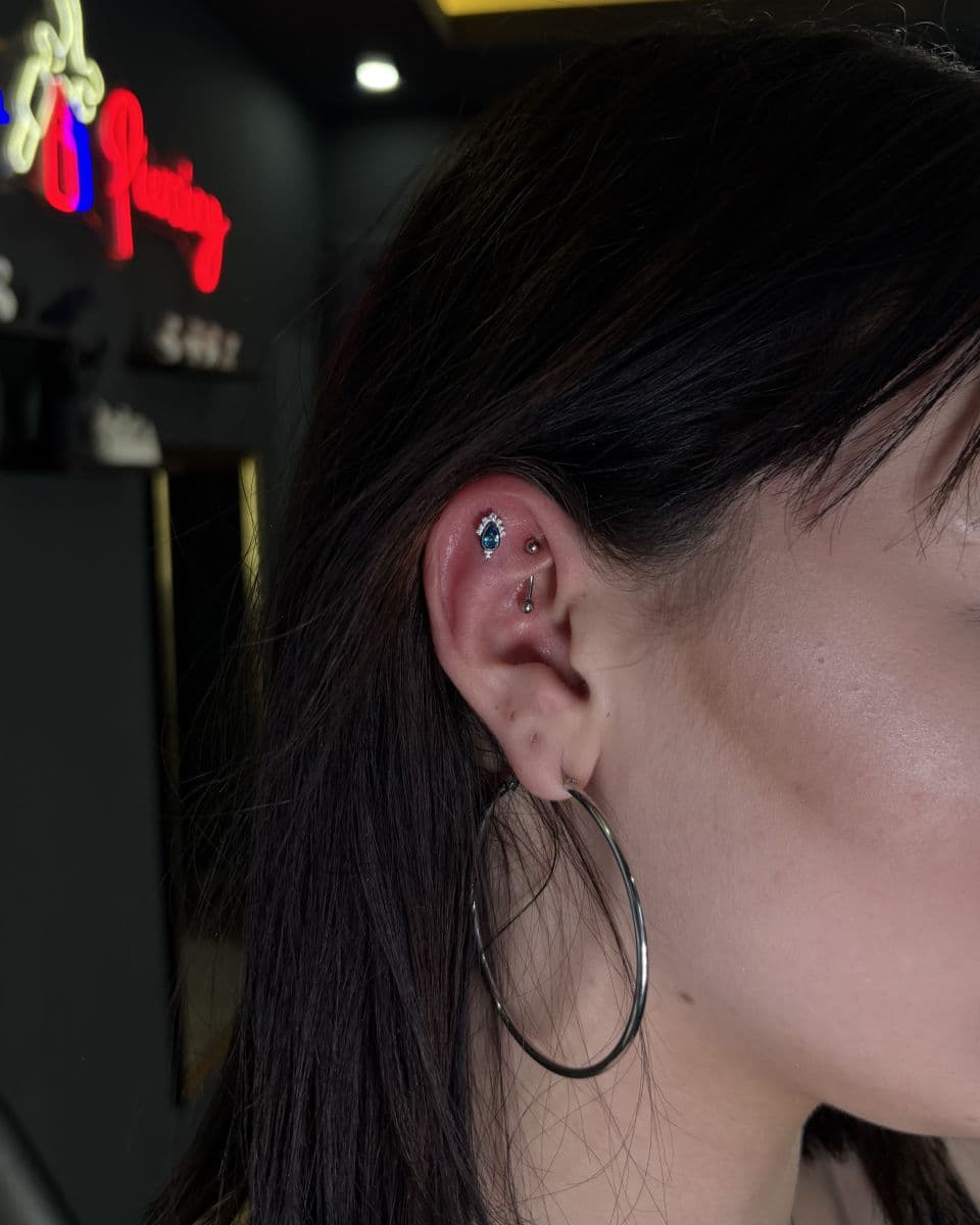 Kulak Piercing örnek 1