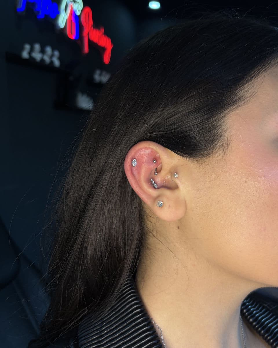 Kulak Piercing örnek 4